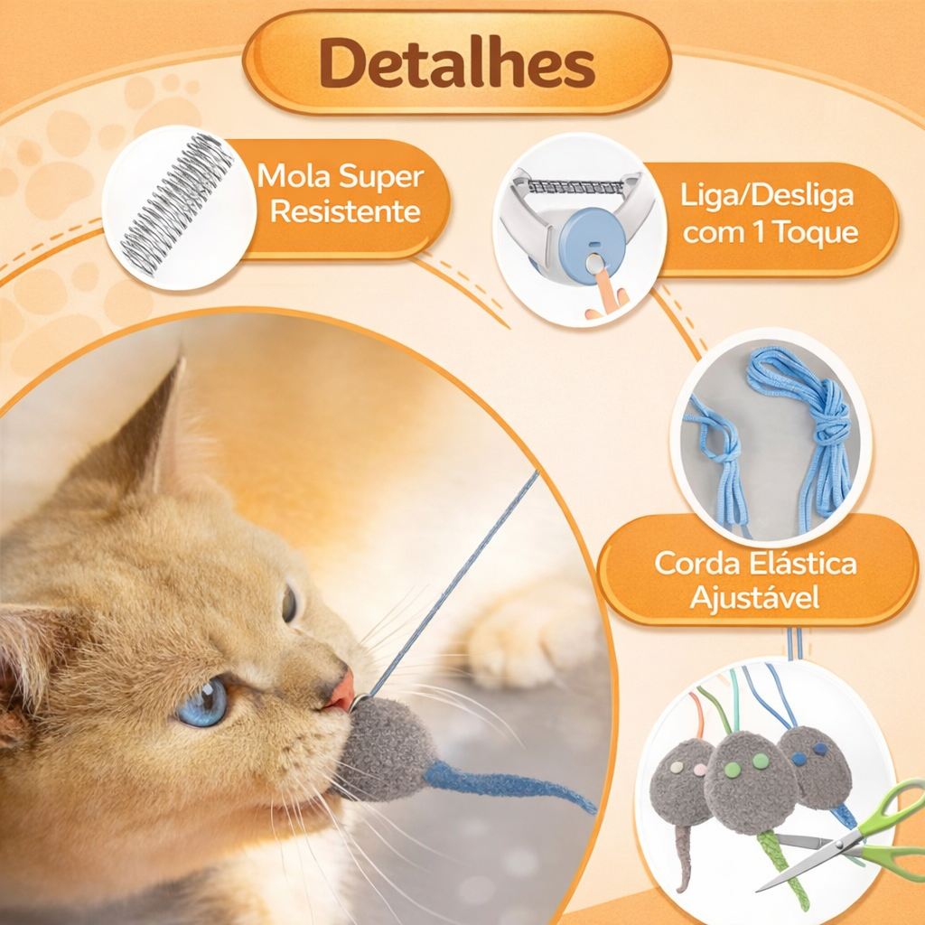CatPlay Motion – Brinquedo Interativo Automático para Gatos